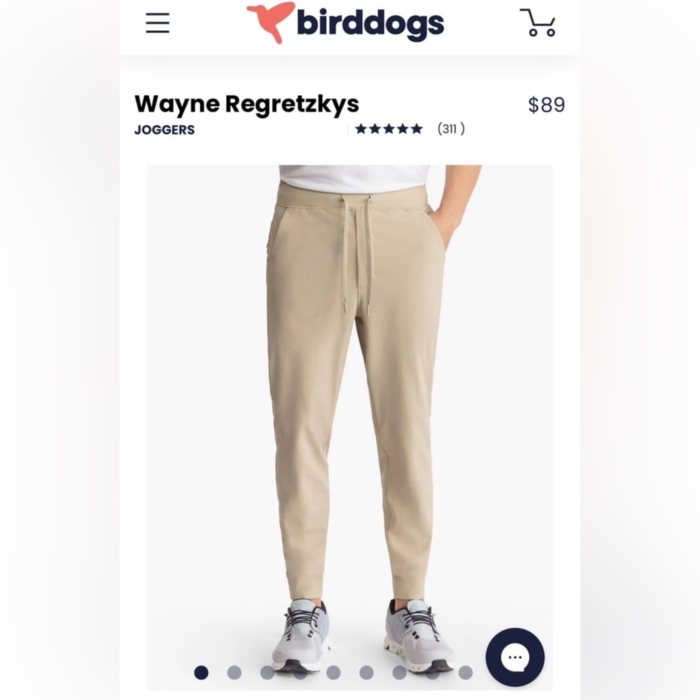 Birddogs Tan jogger Relaxed Fit Elastic Waistband